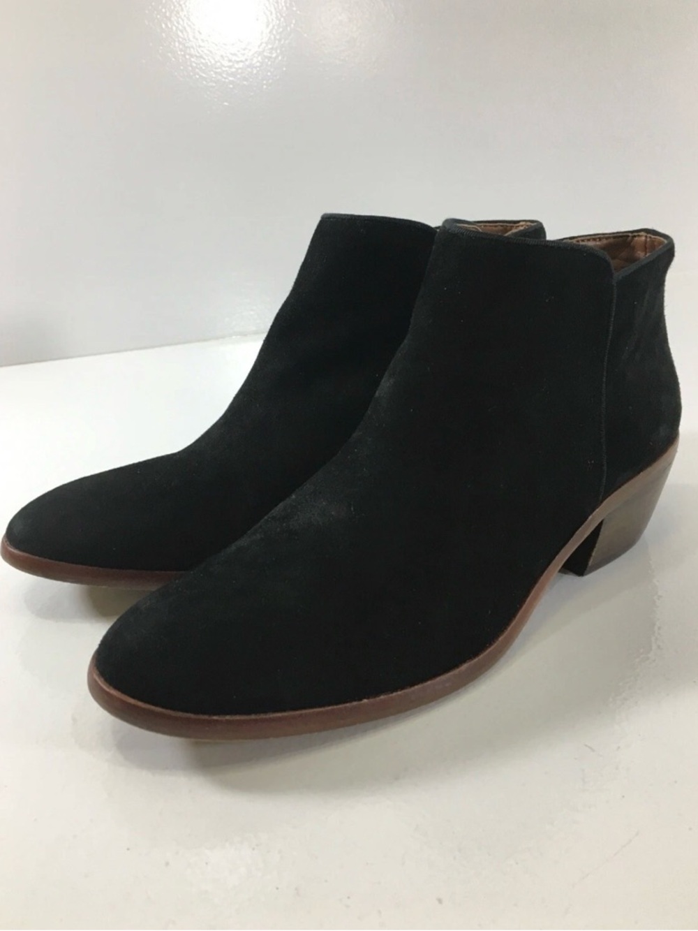 Sam Edelman leather suede ankle booties nordstorm
